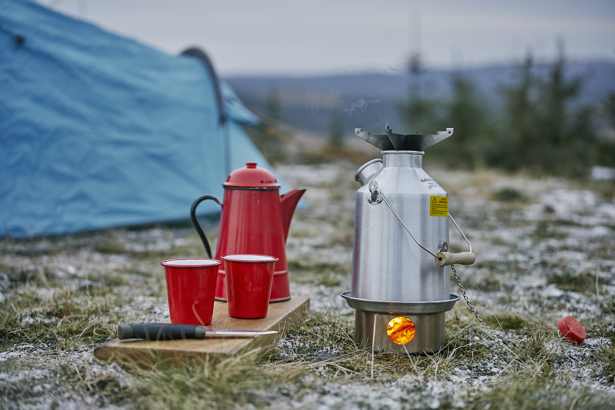 Camping stove and tent