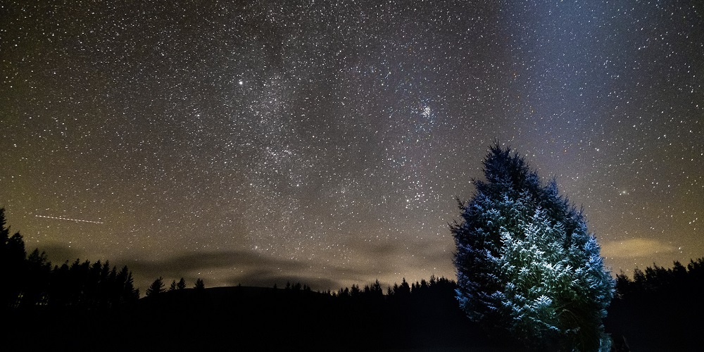 The night sky at Kirroughtree