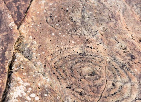 Prehistoric rock carvings