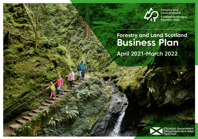 Front cover of the Business Plan 2020-2021 document