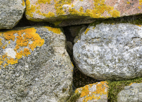 Close up of stone wall