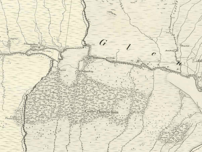 An old map of Puiteachan.