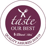 Visit Scotland Taste Our Best award 2018-2019