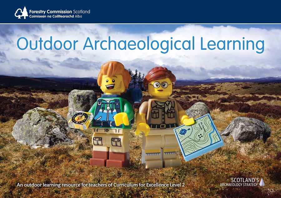 Outdoor archaeological learning booklet cover