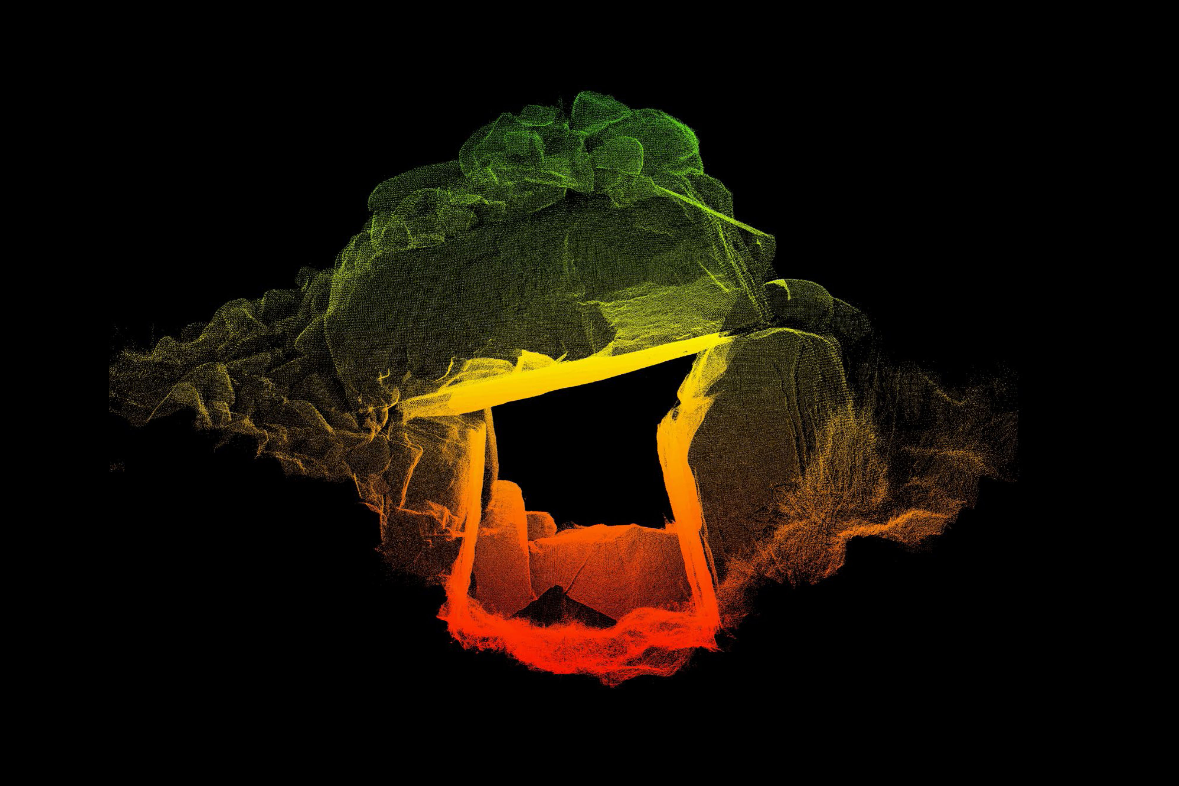 4 Bencallen Cairn POINTCLOUD copyright AOC Archaeology